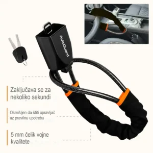 AutoGuard – Vidljiva mehanička zaštita upravljača protiv krađe vozila